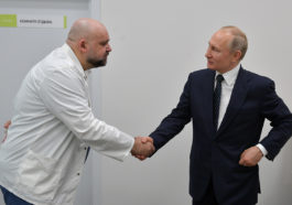 Владимир Путин и Денис Проценко, 24 марта 2020 года