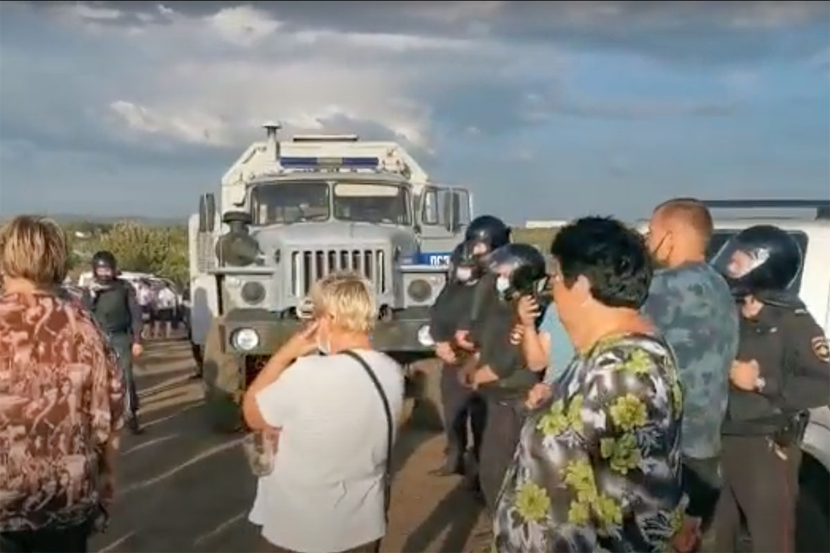 В Кемеровской области составили протоколы на пятерых протестующих против  строительства станции углепогрузки в Черемзе – МБХ медиа