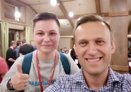 Алексей Навальный и Виолетта Грудина