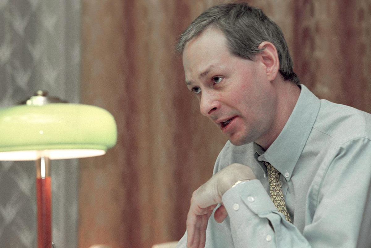 Алексей Волин во время работы заместителем руководителя аппарата Правительства России, 2002 год