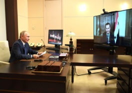Беседа Владимира Путина и Башара Асада