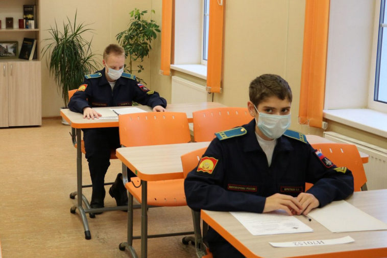 Кадеты в Петрозаводском президентском кадетском училище