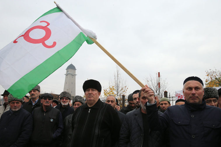 Митинг в Ингушетии в октябре 2018 года