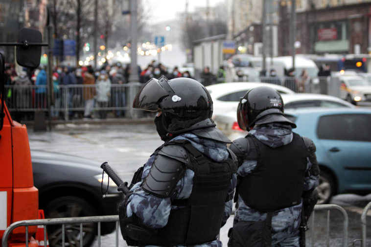Задержания на акции в Москве. Видео
