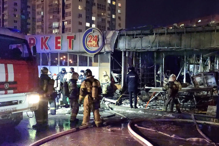 Взрыв газа на цветочном рынке в Краснодаре
