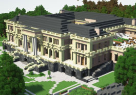 Дворец Путина из игры Minecraft
