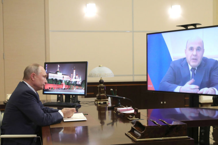 Рабочая встреча Владимира Путина с председателем правительства Михаилом Мишустиным
