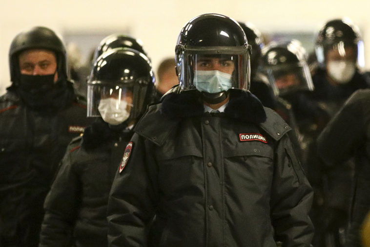 полиция подготовка к акции в поддержку Навального