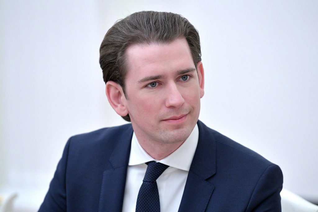 Канцлер Австрии Себастьян Курц