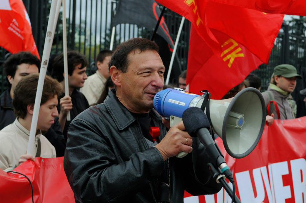 Борис Кагарлицкий на митинге