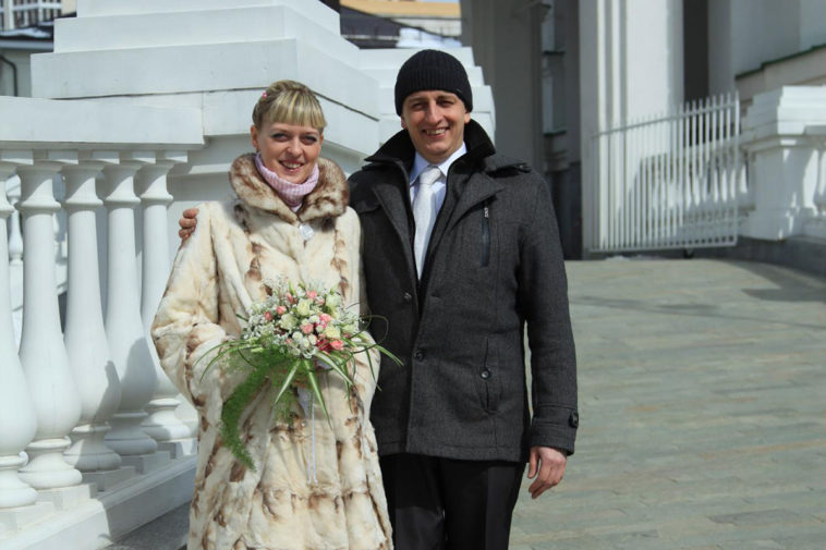 Григорий Северин с женой