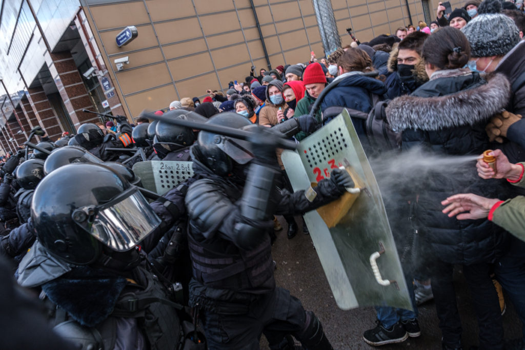 Подавление протеста в Санкт-Петербурге, 31 января
