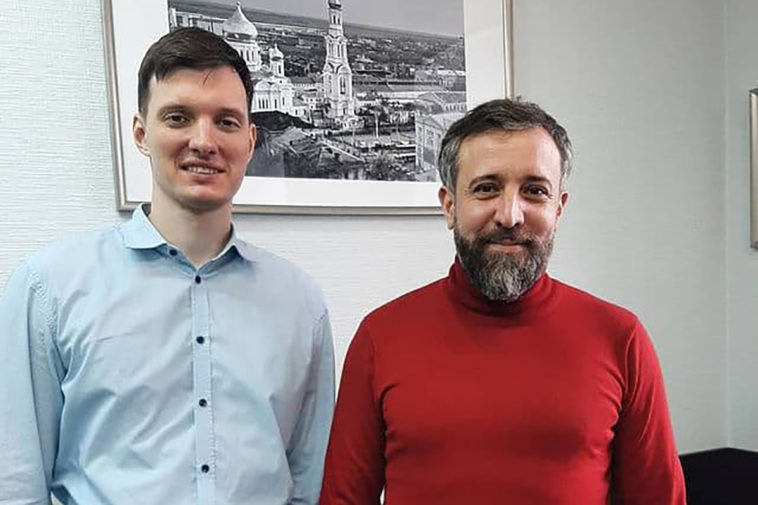 Александр Рябчук с адвокатом Сергеем Ковалевичем