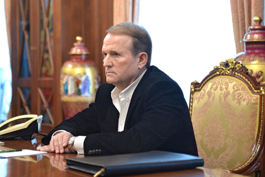 Виктор Медведчук на встрече с Владимиром Путиным в 2016 году