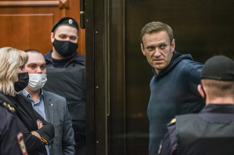 Алексей Навальный в суде. Фото: пресс-служба Мосгорсуда