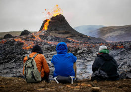 Извержение вулкана Фаградалсфьяль, Исландия