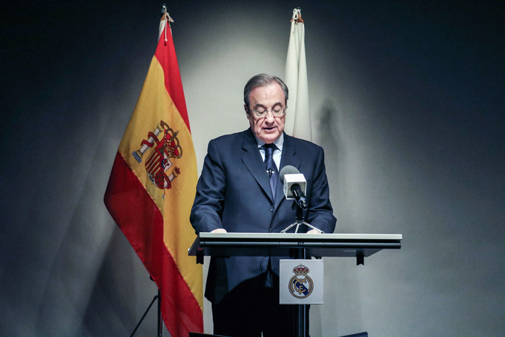 президент «Реал Мадрида» Флорентино Перес