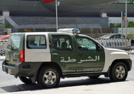 Полицейская машина в Дубае