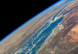Вид на Красное море из космоса