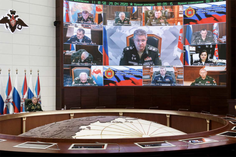Заседание в министерстве обороны России по видеосвязи