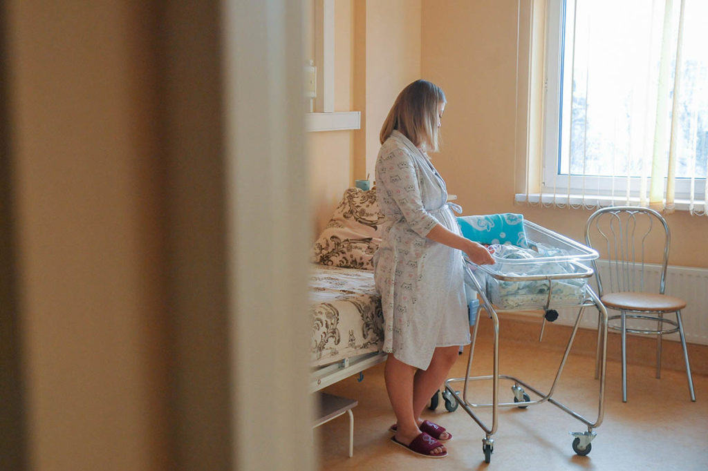 Родильный дом больницы №40 на северо-востоке Москвы