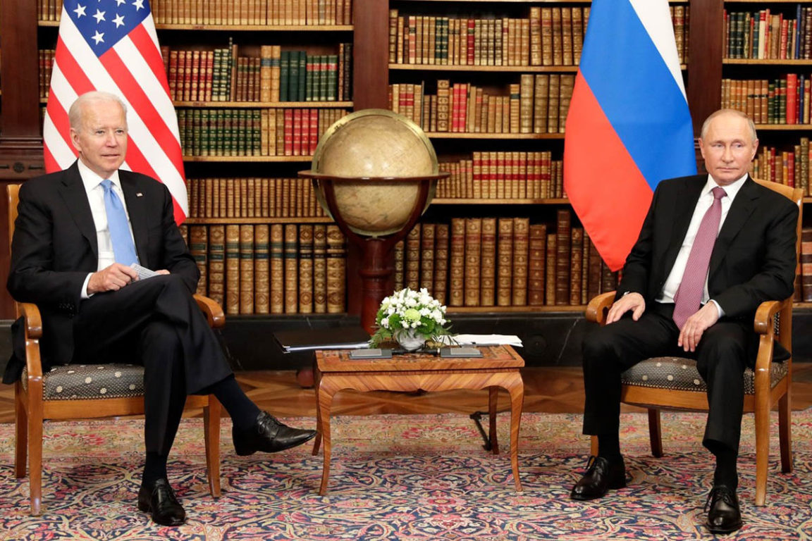 Встреча Джо Байдена и Владимира Путина