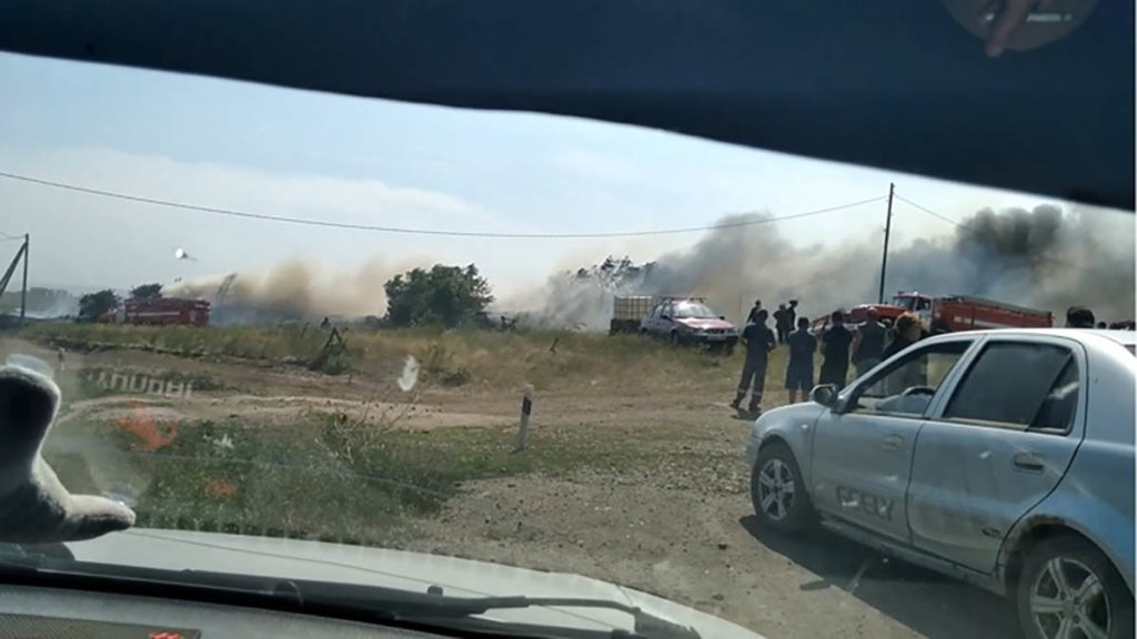 Пожар в Челябинской области