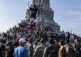 Массовые протесты в Гаване