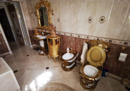 Ванная комната в особняке задержанного главы ГИБДД Ставрополья